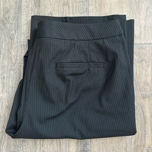 White House Black Market women’s Charcoal Pinstripe Pants